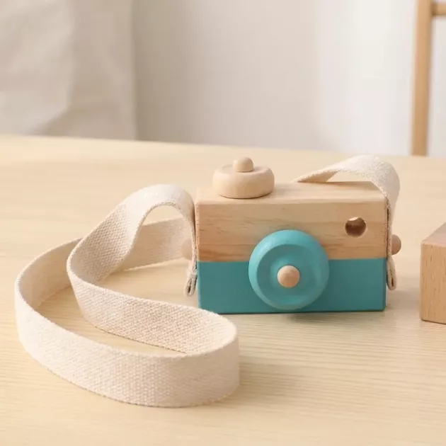 montessori toy, montessori wooden toys, wooden camera toy