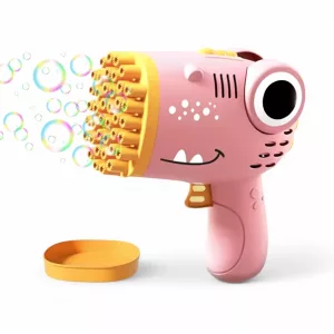 bubble machine, bubble gun, dinosaur bubble machine, handheld bubble machine, electric bubble gun