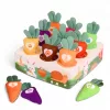 montessori toy, carrot toy, motor skills toy, color learning toy, numbers learning game, plush toy