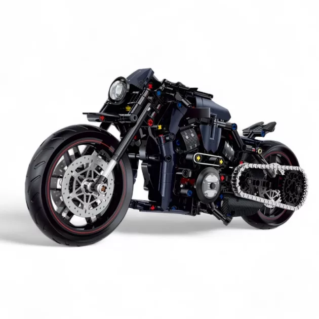 motorcycle toy, motorbike toy, building blocks set