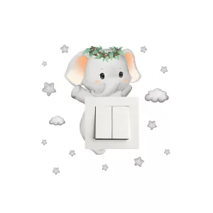 nursery wall decor, switch sticker, wall sticker, wall decal, cute wall decor