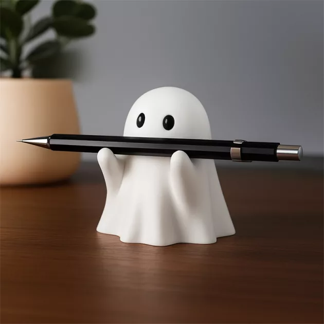 pencil holder, funny pen holder, desk decor, pen holder for desk