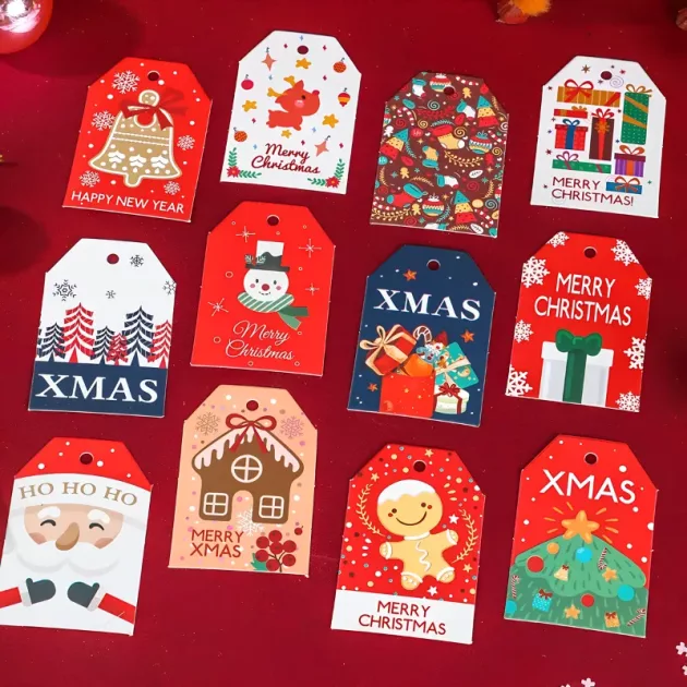 kraft gift tags, christmas gift tag, paper gift tag, christmas present tag, christmas present labels