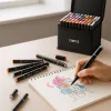 painting markers, paint pens, dual tip markers