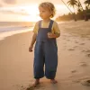denim overalls, denim jumpsuit, denim romper, jean jumpsuit, wide leg overalls, blue jean jumpsuit