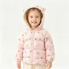 warm jacket, hooded jacket, cute jacket, hooded jacket with ears, hooded puffer jacket