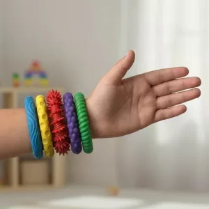sensory bracelet, wearable fidget toy, fidget bracelet