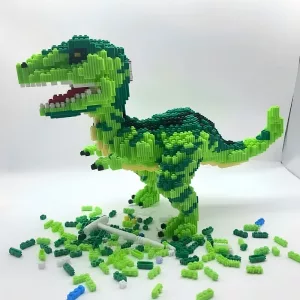 DIY Dinosaur Building Blocks Set Montessori Toy for Kids