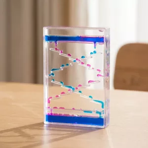 Two-Colour Oil Drop Hourglass