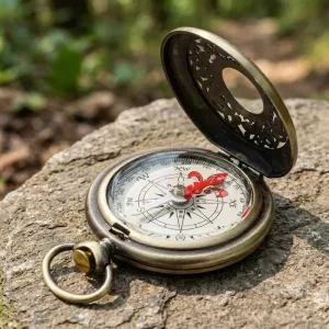 Pocket Retro Compass for Kids