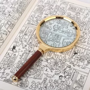 Vintage Handheld Magnifying Glass for Kids