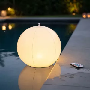led pool ball, light up pool balls, floating light up ball, glowing pool balls
