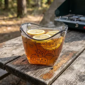 Foldable Outdoor Picnic Snap Bowl Pop-Up Cup