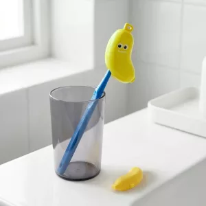 Banana Toothbrush Cover Toothpaste Travel Case for Kids