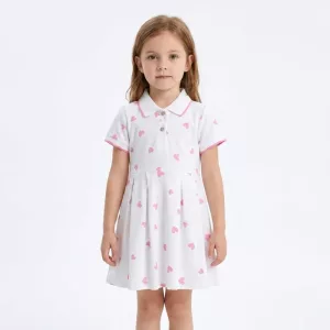 short sleeve dress, shirt dress, collar dress