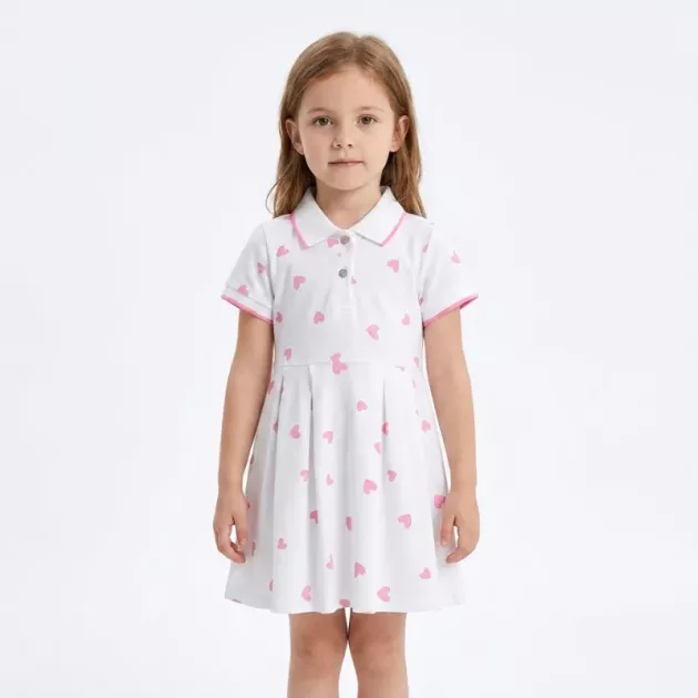 short sleeve dress, shirt dress, collar dress