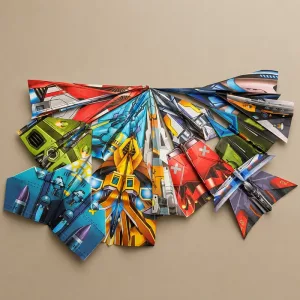 paper airplane folding, paper plane origami