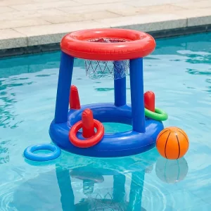 swimming pool basketball hoop, pool floating basketball hoop, inflatable pool basketball hoop