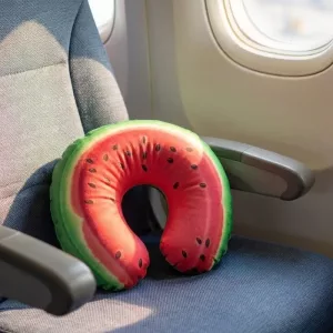 Cute Inflatable U-Shaped Ergonomic Travel Neck Pillow for Kids