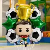 football birthday balloons, football foil balloons, football party balloons