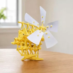 solar windmill toy, wind power robot