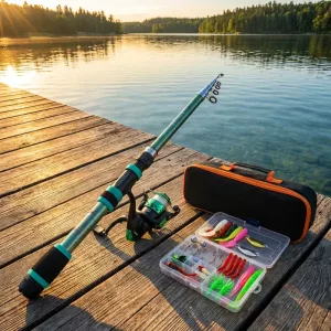 fishing rod set, fishing pole set