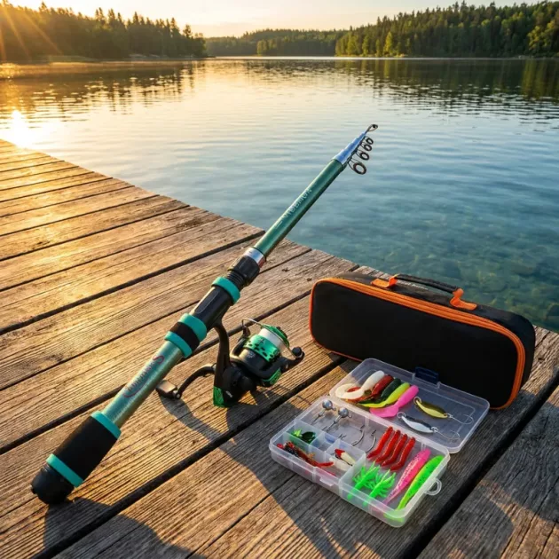 fishing rod set, fishing pole set