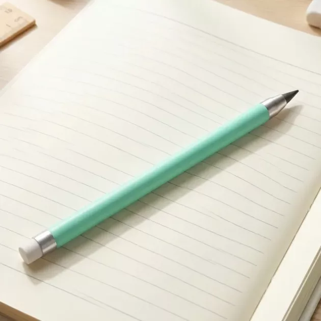 pencil with eraser, writing pencil