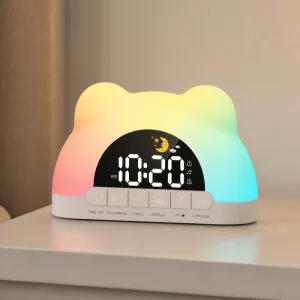 Colourful Natural Light Sunrise Wake-Up Alarm Clock with Sounds