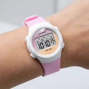 Waterproof Digital Light-Up Wrist Watch for Kids