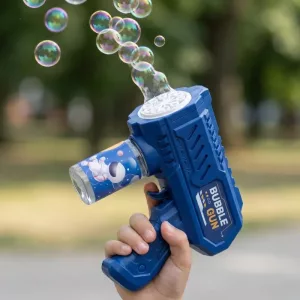 Automatic Handheld Bubble Gun Toy for Kids