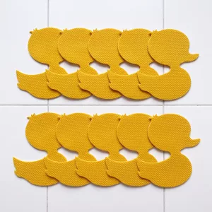10pcs Cute Duck Anti-Slip Shower Stickers Bathtub Tape