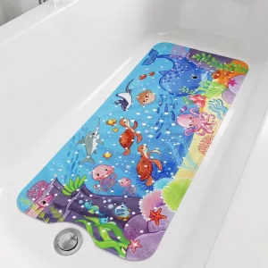 Marine Life Super-Absorbent Non-Slip Soft Bathtub Mat