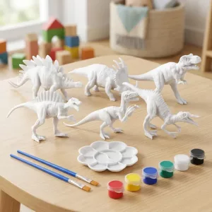 6pcs DIY Dinosaur Painting Toy Set for Kids