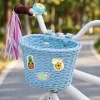 bike streamers, bike basket