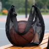 mesh ball bag, ball net bag, basketball mesh carry bag