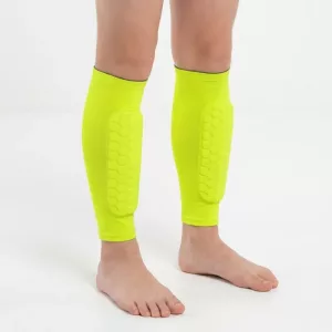 1 Pair Padded Soccer Shin Guards Football Leg Sleeves for Kids