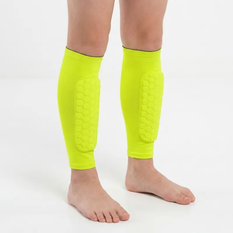 1 Pair Padded Soccer Shin Guards Football Leg Sleeves for Kids