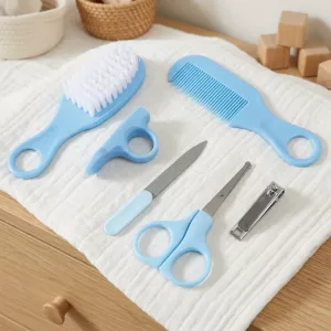 6pcs Baby Care Kit Hair Brush Nail Tools