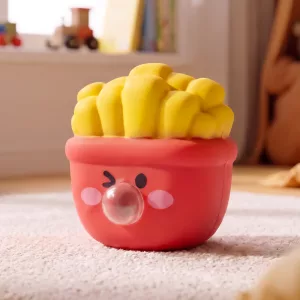 Kids Cute Silicone Squishy Food Squeeze Fidget Toy for Stress Relief