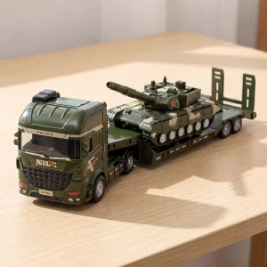 Engineering Military Truck Model Toy for Kids