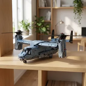 DIY Aircraft Model Building Blocks Helicopter Assembly Toy for Kids