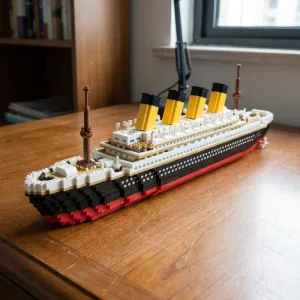 Titanic Model Building Blocks Cruise Liner Ship Assembly Toy for Kids