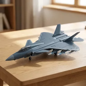 DIY Aircraft Model Building Blocks Fighter Jet Assembly Toy for Kids