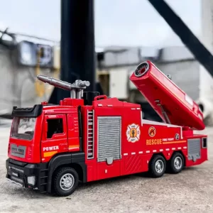 Fire Truck Model Toy with Sound and Light for Kids